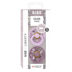 Bibs Suces Liberty Pqt 2 Camomile Lawn Violet Sky