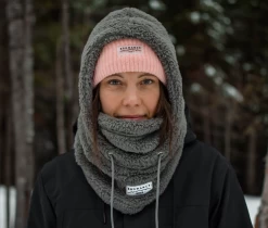 Bromance Tuque En Tricot Doublée Baby Pink -Enfant Périphériques Magasin bromance tuque en tricot doublee baby pink 1