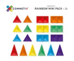 Connetix Ensemble Arc-en-ciel 24 Pièces -Enfant Périphériques Magasin connetix ensemble arc en ciel 24 pieces 1