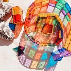 Connetix Ensemble Créatif Arc-en-ciel 100 Pièces -Enfant Périphériques Magasin connetix ensemble creatif arc en ciel 100 pieces 4