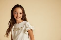 Creamie Haut à Manches Courtes Les Fleurs -Enfant Périphériques Magasin creamie haut a manches courtes les fleurs 4