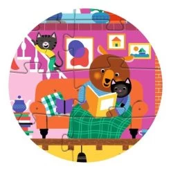 Djeco Casse-tête Géant - La Maison Des P’tits Copains (36 Mcx) -Enfant Périphériques Magasin djeco casse tete geant la maison des ptits copains 2