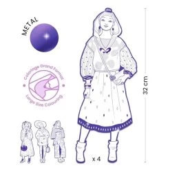 Djeco Demoiselles à Colorier Zaho -Enfant Périphériques Magasin djeco demoiselles a colorier zaho 2