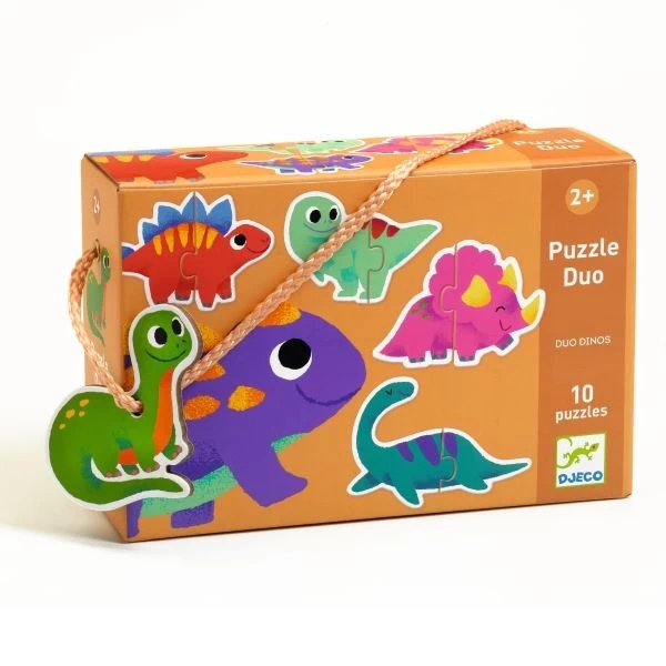 Djeco Puzzle Duo - Dinos 3 Djeco Puzzle Duo - Dinos
