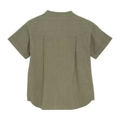 En Fant Chemise Manches Courtes Lignée Verte -Enfant Périphériques Magasin en fant chemise manches courtes lignee verte 1
