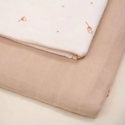 Enfant Périphériques Magasin -Enfant Périphériques Magasin fixoni trio de grandes mousselines dandelion rose 1