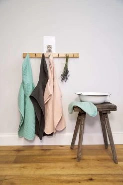 LÄSSIG Laessig Poncho De Bain En Mousseline Anthracite