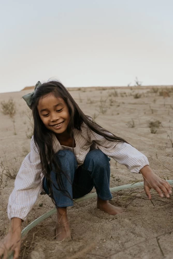 Les Petites Natures Pantacourt Denim Indigo 5 Les Petites Natures Pantacourt Denim Indigo – Image 3