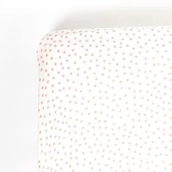 Lil North Co. Drap Contour De Bassinette Blush Dots -Enfant Périphériques Magasin lil north co drap contour de bassinette blush dots 2