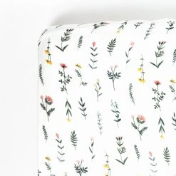 Lil North Co. Drap Contour De Bassinette Boho Wildflowers -Enfant Périphériques Magasin lil north co drap contour de bassinette boho wildf 3