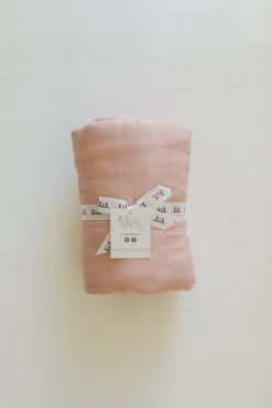 Lil North Co. Grande Couverture En Mousseline 8 épaisseurs Dusty Pink -Enfant Périphériques Magasin lil north co grande couverture en mousseline 8 epa 7