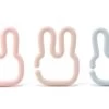 Loulou Lollipop Anneaux Lapins En Silicone Pastel