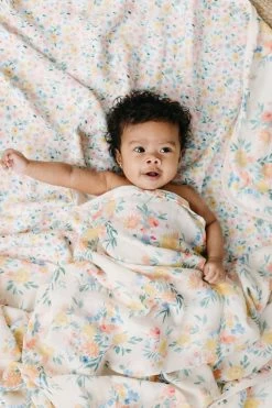 Loulou Lollipop Couverture En Mousseline Floral Bouquet -Enfant Périphériques Magasin loulou lollipop couverture en mousseline floral bo 2