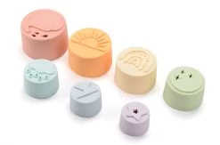 Loulou Lollipop Tour à Empiler En Silicone Rainbow -Enfant Périphériques Magasin loulou lollipop tour a empiler en silicone rainbow 3