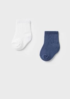 Mayoral Chaussettes Pour Bébé Ensemble De 2 Marine