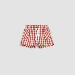Miles Short Red Gingham Bébé