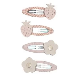 Mimi & Lula Barrettes Fraises Fleurs -Enfant Périphériques Magasin mimi lula barrettes fraises fleurs 2