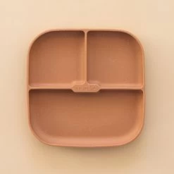 Minika Assiette En Silicone Almond
