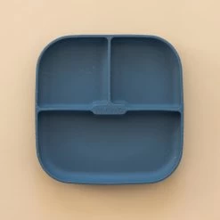 Minika Assiette En Silicone Indigo