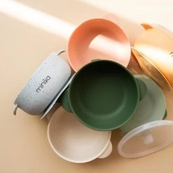 Minika Bol De Silicone Avec Couvercle Ice