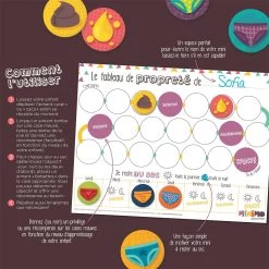 Minimo Motivation Mon Tableau De Propreté -Enfant Périphériques Magasin minimo motivation mon tableau de proprete 3