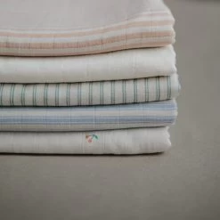 Mushie Couverture En Mousseline Flower