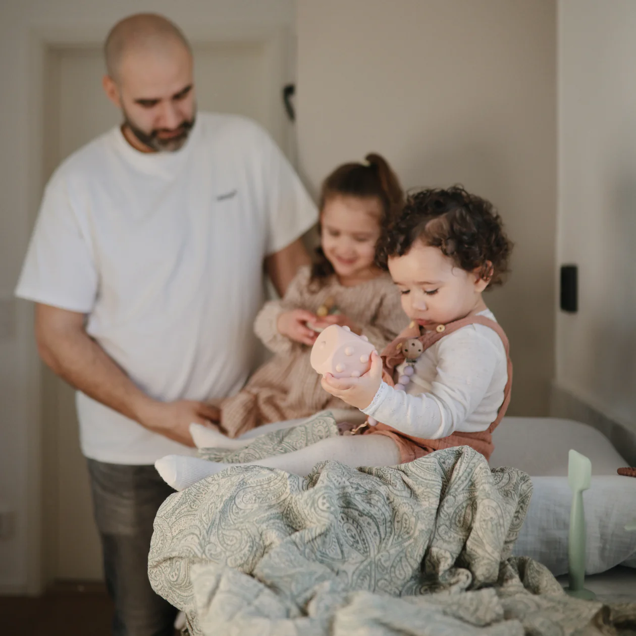 Mushie Couverture En Mousseline Green Paisley 5 Mushie Couverture En Mousseline Green Paisley – Image 3