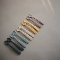 Mushie Ensemble De 2 Cuillères En Silicone Soft Lilac