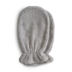 Mushie Gants Débarbouillettes Gray -Enfant Périphériques Magasin mushie gants debarbouillettes gray 4