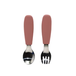 Noüka Ensemble Cuillère Et Fourchette Deep Moon