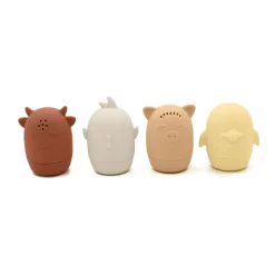 Noüka Jouets Pour Le Bain En Silicone Animaux De La Ferme -Enfant Périphériques Magasin noueka jouets pour le bain en silicone animaux de 2