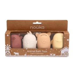Noüka Jouets Pour Le Bain En Silicone Animaux De La Ferme -Enfant Périphériques Magasin noueka jouets pour le bain en silicone animaux de 3