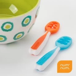 Num Num Pré-cuillère Orange/Bleu -Enfant Périphériques Magasin num num pre cuillere orange bleu 2