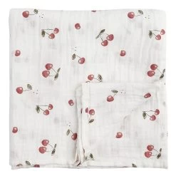 Petit Lem Couverture En Mousseline Cherries