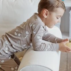 Petit Lem Pyjama Deux Pièces Citrouilles -Enfant Périphériques Magasin petit lem pyjama deux pieces citrouilles 2