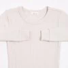 Petit Lem Pyjama Deux Pièces En Tricot Côtelé Crème -Enfant Périphériques Magasin petit lem pyjama deux pieces en tricot cotele crem