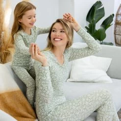 Petit Lem Pyjama Sauge Fleuri Femme