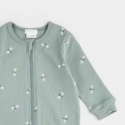 Petit Lem Pyjama Une Pièce Côtelé Libellules -Enfant Périphériques Magasin petit lem pyjama une piece cotele libellules 1
