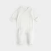 Petit Lem Pyjama Une Pièce En Pointelle Blanc -Enfant Périphériques Magasin petit lem pyjama une piece en pointelle blanc
