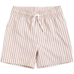 Petit Lem Short De Piscine Ligné Taupe