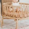 Poppie Toys Berceau Pour Poupée En Rotin Little Flowers -Enfant Périphériques Magasin poppie toys berceau pour poupee en rotin little fl