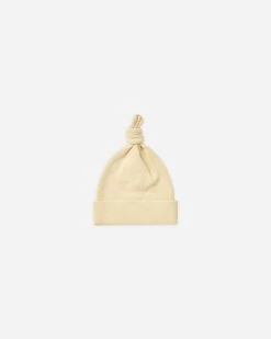 Quincy Mae Chapeau Noué Gaufré Citron -Enfant Périphériques Magasin quincy mae chapeau noue gaufre citron 1
