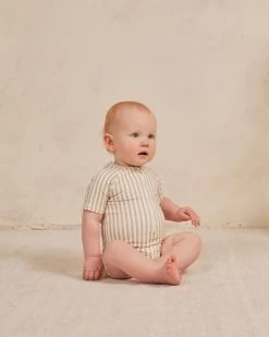 Quincy Mae Maillot Une Pièce Ligné Ash -Enfant Périphériques Magasin quincy mae maillot une piece ligne ash 3