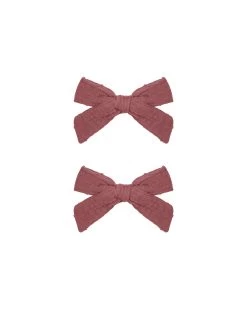 Rylee + Cru Ensemble De 2 Boucles Sur Barrettes Raspberry