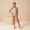 Rylee + Cru Léotard Blue Daisy -Enfant Périphériques Magasin rylee cru leotard blue daisy