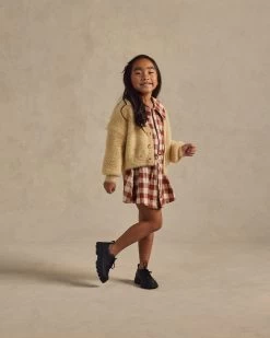 Rylee + Cru Robe Olive Ruby Red